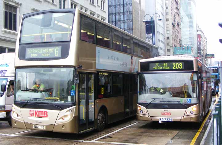 KMB Volvo B9TL Enviro500 AVBE75 & Volvo B7RLE MCV AVC56